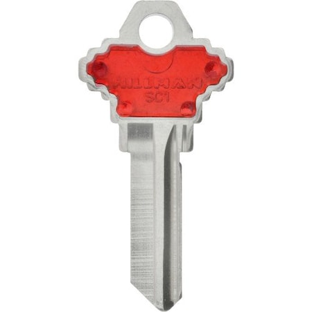 Hillman HILLMAN ColorPlus Traditional Key Automotive Key Blank SC1 Single, PK5 86240